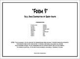 Form 9 Jazz Ensemble sheet music cover